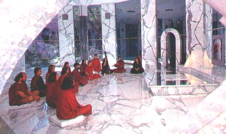 medytacja w sali Samadhi